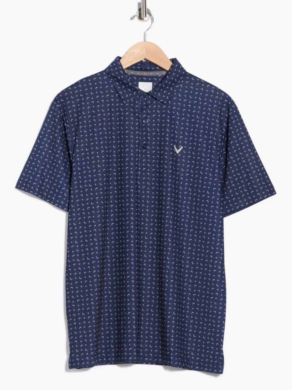 Callaway Navy Micro-Pattern Performance Polo - Picture 3 of 6